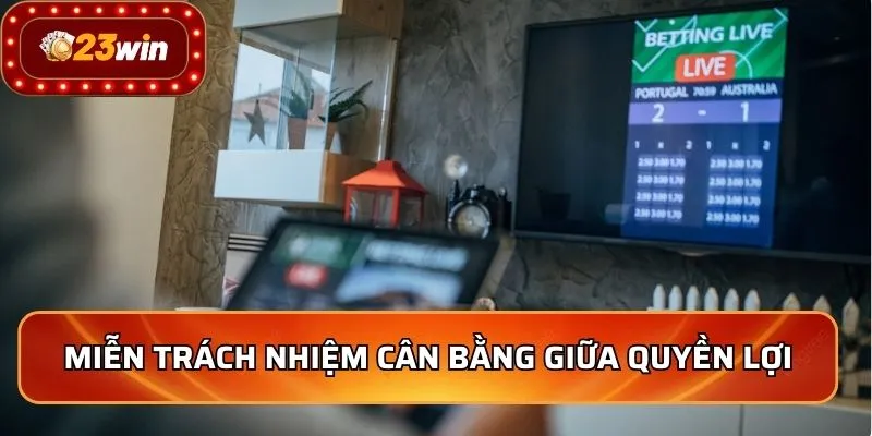 Miễn Trừ Trách Nhiệm 2 Miễn trách nhiệm cân bằng giữa quyền lợi